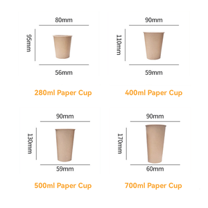 Tasse à café HALAL en <span class=keywords><strong>carton</strong></span> à emporter avec LOGO personnalisé de 6oz 8oz 12oz pour boisson chaude tasse à café jetable simple à double paroi en papier avec couvercle - Product Image 6