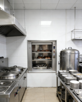 200kg Speiseaufzug mit Wärmefunktion zur Temperaturerhaltung, Hebevorrichtung für Cafeterias