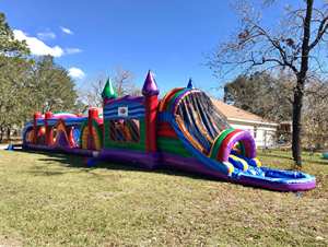 Çocuklar İçin Kiralık Ticari Şişme Engel Parkuru, Ticari PVC Şişme Engel Parkuru - Product Image 3