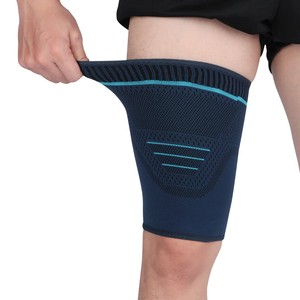 Wholesale Compression <strong>Thigh</strong> Sleeve, Anti-slip Silicone <strong>Thigh</strong> <strong>Support</strong>, Elastic Sports Wrap for Basketball Running Fitness - Product Image 4