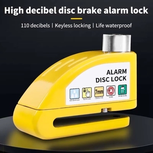 Kunci Rem Cakram Anti Air dari Paduan Seng dengan <span class=keywords><strong>Alarm</strong></span> untuk Skuter, Sepeda Motor, MTB - Tianji YQ-1404 - Product Image 6