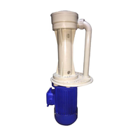 Pompe centrifuge verticale chimique résistante aux acides et aux alcalis en matériau plastique FRPP/PVDF