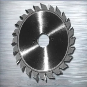 Ajustável Circular Scoring Carbide Saw Blade para madeira compensada Ferramenta Woodcutting Tabela Saw Woodworking Machinery Part Disc Cutter