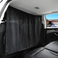 Rideau de séparation de voiture, universel Car Taxi SUV Intérieur Isolation avant et arrière Rideau de séparation de siège de voiture Couvertures pare-soleil
