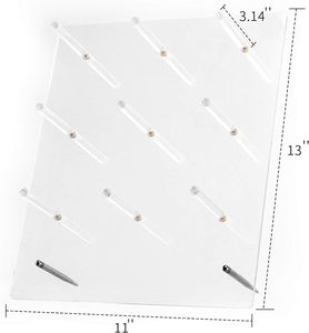 VONVIK Lot de 2 présentoirs à donuts pliables en acrylique transparent avec emballage en carton pour mariages, anniversaires, fêtes de Noël, magasins - Product Image 6