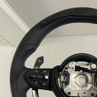 Volant sport en cuir LED pour BMW M3 M4 M5 M6 F07 F01 F10 F15 F30 F31 F32 F36 F20 F26 E92 F80 F90 E60 X6 E71 X5 E70