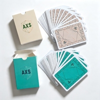 Cartes à jouer en PVC, finition brillante, pour le billard, résistantes aux intempéries, avec boîte, impression personnalisée directe d'usine