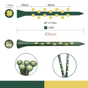 Custom Bamboo Golf Tees Eco Material Durable Step Design OEM Precio de fábrica Entrega rápida para pedidos a granel - Product Image 2