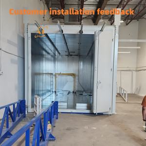 Ailin โลหะที่กําหนดเองอุตสาหกรรมแก๊สผงบ่มเตาอบเคลือบสําหรับโปรไฟล์อลูมิเนียมประตูใหญ่บันไดรั้วหน้าต่างอบอบอบแห้ง - Product Image 6