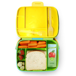 Lunch Box For Kid Kids Amazon Hot Selling Lunch Boxes Plastic Mixed Color Lunch Box For Kid Sealed Kids Food Containers Portable Kid Bento Box Lonchera