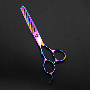 Tijeras profesionales de acero inoxidable para barbería, juego de peines para cortar el pelo, fábrica profesional - Product Image 5