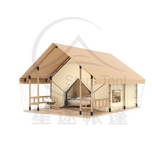 Carpa de Lujo para Glamping Stars Tent, para 6-8 Personas, Tela Oxford, Cuatro Estaciones, Un Dormitorio, Tipo Extendido, Gran Espacio para Acampar - Product Image 4
