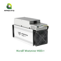 Serveur de minage Bitcoin d'occasion Whatsminer M50S++ 156T à haut taux de hachage, nouveau M50S+ 130T 132T M50S 124T 126T Asic BTC Miner
