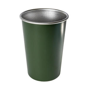 Mug à café en acier inoxydable quatre couleurs 350 ml léger, portable et empilable pour le camping et les activités de plein air - Product Image 2