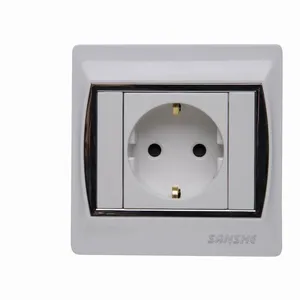 13A 250V French electric Socket Outlet Embedded Residential European Wall Socket