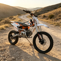Moto tout-terrain 125cc 4 temps haute performance pour virages rapides et sentiers – Enduro à essence