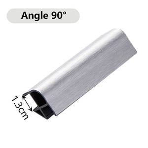 Connecteur d'angle universel moderne en PVC résistant à l'eau 90/180 degrés pour <span class=keywords><strong>plinthe</strong></span> de cuisine - Product Image 2