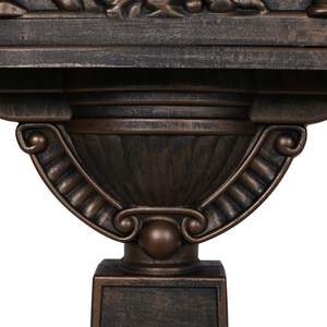 Boîte aux lettres moderne en aluminium moulé Db D0100H7578J, finition bronze, extérieur, antirouille, montage sur piédestal, accès frontal - Product Image 4