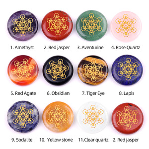 Colgante Redondo <span class=keywords><strong>de</strong></span> 25 mm <span class=keywords><strong>de</strong></span> Cristal <span class=keywords><strong>de</strong></span> Ágata Natural con Símbolo <span class=keywords><strong>de</strong></span> <span class=keywords><strong>Metatrón</strong></span>, <span class=keywords><strong>Cubo</strong></span> <span class=keywords><strong>de</strong></span> <span class=keywords><strong>Metatrón</strong></span> Grabado, <span class=keywords><strong>Flor</strong></span> <span class=keywords><strong>de</strong></span> <span class=keywords><strong>la</strong></span> <span class=keywords><strong>Vida</strong></span>, Piedra Energética Reiki - Product Image 2