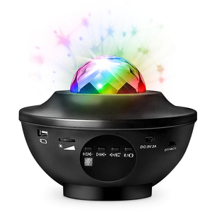 Projecteur d'<span class=keywords><strong>ambiance</strong></span> Océanique Version Pro avec 12 Couleurs RGB, Haut-parleur Bluetooth, Lampe Projecteur d'Étoiles <span class=keywords><strong>Créative</strong></span> pour Cadeau et Maison - Product Image 1
