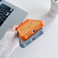 Nouvelle Coque de Téléphone Portable de Luxe 2-en-1 en TPU+PC pour iPhone 17 Pro Max 16 15, Étanche, Antichoc, Anti-Chute, avec Dos Magnétique – Modèle 2026
