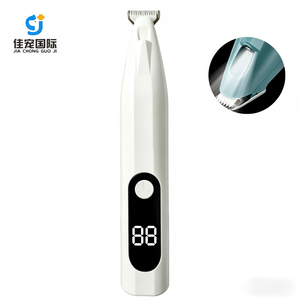 LED Light Luxury Digital Display Automatic Portable Rechargeable Cordless Electric Silent ABS Ceramics Pet Paw Grooming Hair - Product Image 1
