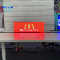 Pantalla Transparente LED Inteligente de Alta Luminosidad a Todo Color con 4G/WiFi/GPS, CMS/RDM Basado en la Nube para Ventana Trasera de Taxi