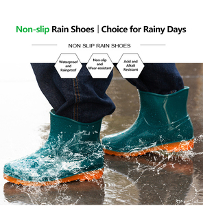 Erkekler yetişkin Unisex tüm hava ağır koruma kayma dayanıklı öküz Tendon taban kompozit ayak nefes sıcak çekme <span class=keywords><strong>Gumboots</strong></span> - Product Image 6
