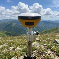 Kit de Topografía GNSS RTK V200, 1408 Canales Satelitales, Establecimiento de Puntos de Referencia con Diseño AR y Radio de Largo Alcance de 10 km para Mapeo de Construcción