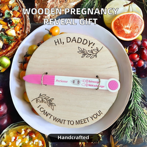 Plaque d'<span class=keywords><strong>Annonce</strong></span> de Grossesse en Bois Personnalisable Cadeau de Fête des Pères Salut Papa <span class=keywords><strong>Annonce</strong></span> de Grossesse en Bois - Product Image 2