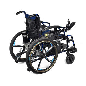Silla de ruedas de aluminio plegable, con batería de litio - Product Image 3