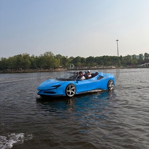 Lancha Personalizada Estilo Lamborghini de Tres Cascos 170 °   Embarcación Deportiva de Lujo para Deportes Acuáticos con Motor Yamaha para Alquiler y Aventuras - Product Image 3