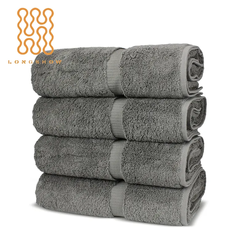 Lot de 6 serviettes ultra douces et très absorbantes pour salle de bain en coton de qualité supérieure