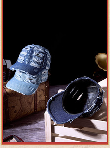 <span class=keywords><strong>Gorra</strong></span> de béisbol de ala ancha con visera, estilo vaquero desgastado, lavada y suave, de moda, especial para primavera y verano - Product Image 3