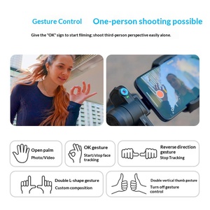 Estabilizador de Gimbal Portátil Profesional Feiyu Scorp Mini3 con Rotación de 360° y Seguimiento Facial para Teléfonos Móviles V5.4 con Carga Rápida de 18W - Product Image 3