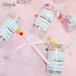 Mô Confetti đẩy Pop poppers cho giới tính tiết lộ tiệc cưới đầy màu sắc Confetti đẩy Pop đầy màu sắc container trang trí <span class=keywords><strong>SD505</strong></span> - Product Image 2