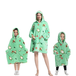 Hooded Blanket Silky Soft Wearable Kids <strong>Hoodie</strong> Blanket <strong>Snuggy</strong> Giant Sweatshirt Wearable <strong>Hoodie</strong> Blanket - Product Image 2