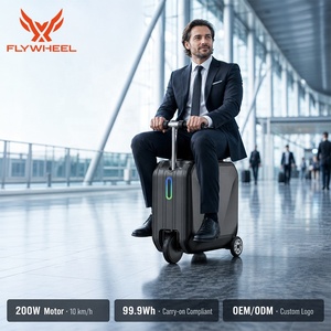 Valise intelligente motorisée certifiée UN38.3 avec batterie amovible, format cabine, idéale pour les excursions en ville et les voyages longue distance - Product Image 1