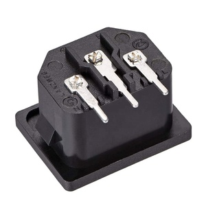 Bent Terminal IEC320 C14 Inlet Power <strong>Plug</strong> Socket - Product Image 6