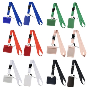 Wholesale Promotional Gift Customized Logo Badge Reel Id Card Holder Keychain Neck Lanyard
