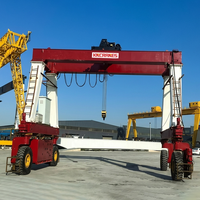 Grue à portique sur pneus de 100 tonnes pour la manutention de conteneurs portuaires