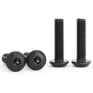 Machine Screws High Strength Grade 10.9 Hex Socket Button Head Black Screws