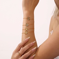 Mode Bijoux De Noël En Acier Inoxydable Zircon Flocon De Neige Pendentif Boucles D'oreilles Bracelet Collier Ensemble De Bijoux