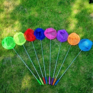 Children's Telescopic Fishing Net Stainless Steel 60cm Outdoor Freshwater Fish Catching Net For Kids Water Play - Product Image 1