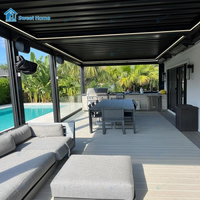 Pergola extérieure en aluminium durable Sweet Home avec structure robuste résistante au vent