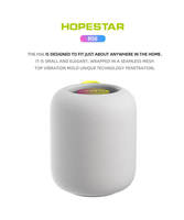 Altavoz Bluetooth Portátil Hopestar H56 de 10 W, Resistente al Agua IPX6, con Luz Rítmica RGB, Radio FM Estéreo TWS, Mini Altavoz de Mano para Exteriores