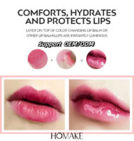 Trio de gloss à lèvres végétalien hydratant et imperméable aux couleurs vibrantes, longue durée, personnalisable, adapté aux voyages, pour tous les looks