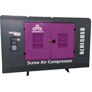 Screw Air Compressor water well 295KW 24bar stationary diesel high pressure screw air compressor