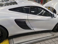 Kit de modification des jupes latérales et des bords de pare-chocs en fibre de carbone véritable style RZ, économique, pour mise à niveau McLaren MP4-12C 650S