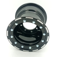 Jantes Beadlock 8x8 3+5 4 110 115 avec anneau AWT fraisé pour Quad YFZ450 450R TRX 450r 400ex 505sx